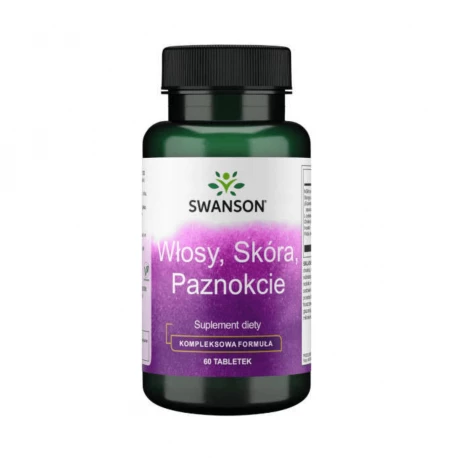 Włosy Skóra Paznokcie (60 tab) Swanson