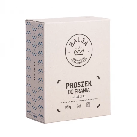 Proszek do Prania Białego Ekologiczny Biodegradowalny 1,6 kg BALJA