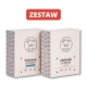 Zestaw proszków do prania Białego 1,6 kg i Kolorowego 1,6 kg Ekologiczne Biodegradowalne BALJA
