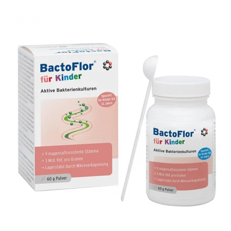 BactoFlor dla Dzieci 9 Szczepów Bakterii Proszek 60 g Mito-Pharma