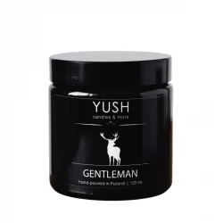 GENTLEMAN Świeca Sojowa Ręcznie Robiona Wegańska 120 ml YUSH