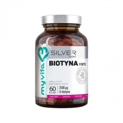 BIOTYNA FORTE 2500 mcg (60 kaps) Witamina B7 Silver Myvita