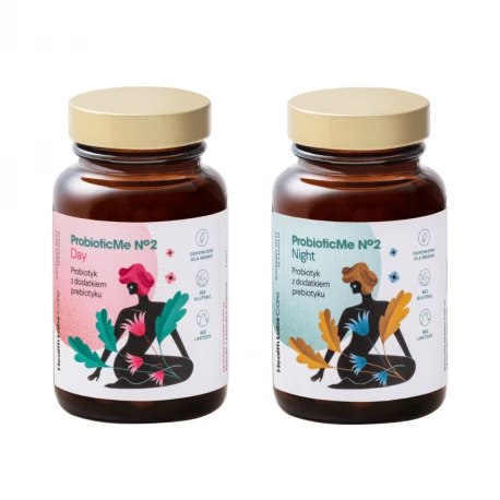 ProbioticMe No.2 Probiotyk z dodatkiem Prebiotyku Wsparcie Mikroflory Jelitowej (60 kaps) Health Labs Care
