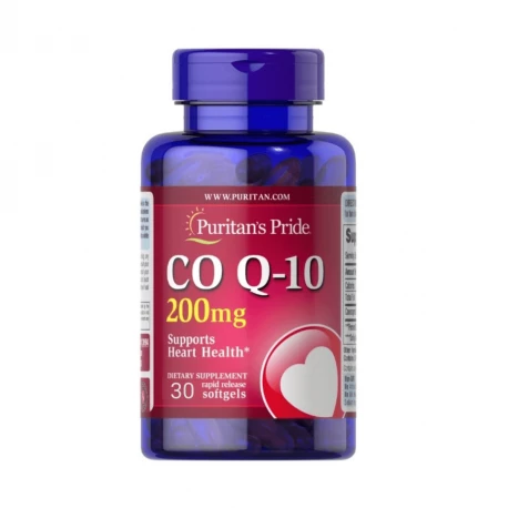 Koenzym Q10 200 mg Zdrowe Serce (30 sgels) Puritan\'s Pride