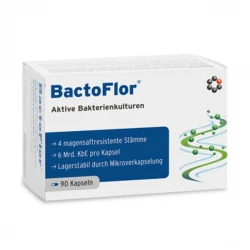 BactoFlor 4 Szczepy Bakterii z Inuliną Wsparcie Mikrobioty Jelitowej (90 kaps) Mito-Pharma