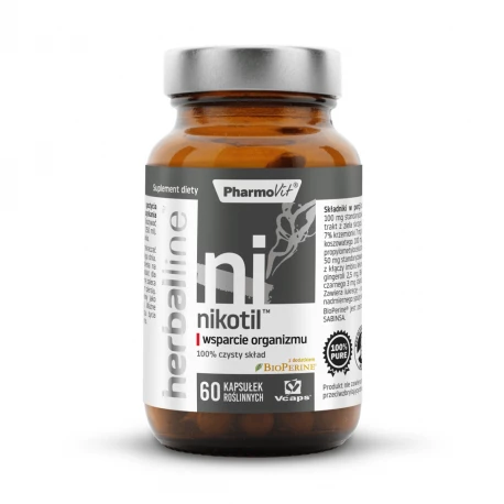 Nikotil Wsparcie Organizmu w Rezygnacji z Palenia Papierosów (60 kaps) Herballine Pharmovit