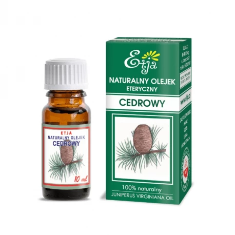 Olejek Eteryczny Cedrowy 100% Naturalny 10 ml Etja