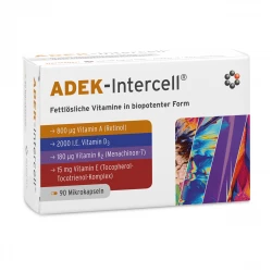 ADEK-Intercell Kompleks Witamin Rozpuszczalnych w Tłuszczach (90 kaps) Mito-Pharma