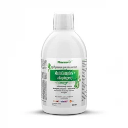 MultiComplex+ Adaptogeny Kompleks Witamin Minerały i Ekstrakty Roślinne Kolagen w Płynie 500 ml Pharmovit