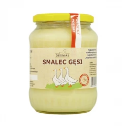 Smalec Gęsi Tradycyjny Smalec z tłuszczu sadełkowego 720 ml Desmal