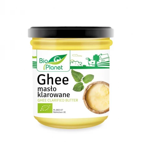 Masło Klarowane GHEE Bezwodny Tłuszcz Mleczny BIO Ekologiczne 250 g Bio Planet