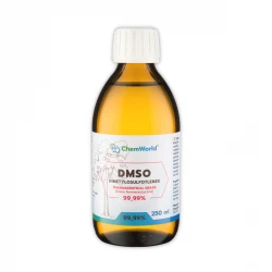 DMSO Dimetylosulfotlenek 99,99% 250 ml Szklana Butelka ChemWorld