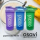 Shaker Zielony GREEN z kulką do precyzyjnego mieszania 700 ml Osavi