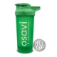 Shaker Zielony GREEN z kulką do precyzyjnego mieszania 700 ml Osavi