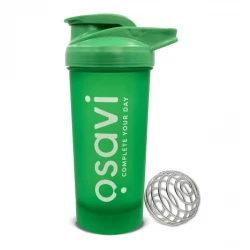 Shaker Zielony GREEN z kulką do precyzyjnego mieszania 700 ml Osavi
