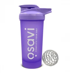 Shaker Fioletowy PURPLE z kulką do precyzyjnego mieszania 700 ml Osavi