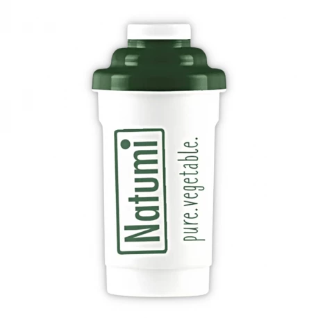 Shaker z Logo NATUMI z sitkiem do precyzyjnego mieszania 600 ml Natumi