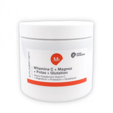 Witamina C + Magnez + Potas + Glutation 450 g (Mt Mitochondria) Invex Remedies