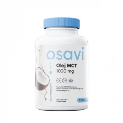 Olej MCT 1000 mg Czysty Olej MCT 100% z Kokosa (120 kaps) Osavi