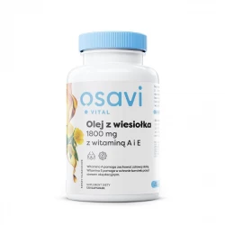 Olej z Wiesiołka 1800 mg z Witaminą A i E (120 kaps) Osavi