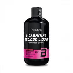 L-CARNITINE 100.000 LIQUID Wysoka Dawka L-Karnityny z Ekstraktem z Zielonej Herbaty i Witaminami w Płynie 500 ml BioTechUSA