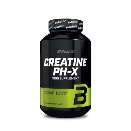 Kapsułki z Buforowaną Kreatyną Monohydrat Kreatyny CREATINE PH-X  Sprawność Fizyczna (210 kaps) BioTechUSA