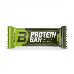 PROTEIN BAR Baton Białkowy z Polewą o Smaku Pistacjowym Niska zawartość cukru Bez Glutenu 70 g BioTechUSA