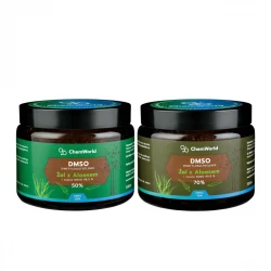 Zestaw na START Żel DMSO 50% 500 ml + Żel DMSO 70% 500 ml z Aloesem Meksykańskim ChemWorld