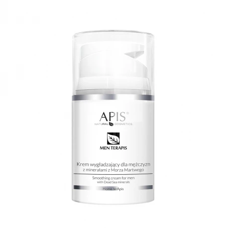 MEN TERAPIS Krem Wygładzający do Twarzy dla Mężczyzn z Minerałami z Morza Martwego 50 ml Apis