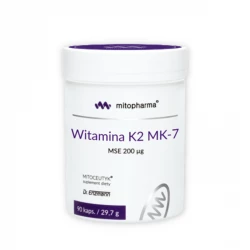 Witamina K2 MK-7 MSE 200 mcg Wsparcie kości i stawów Wysoko Przyswajalna Forma Dr Enzmann (90 kaps) Mito-Pharma