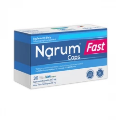 Probiotyk Narum Fast Caps 200 mg (30 kaps) Lactobacillus Acidophilus Na żołądek jelita Narine