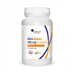 Beta Glukan Yestimun 1,3-1,6 β-D 250 mg (100 Vege kaps) Aliness