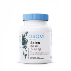 Selen 200 mcg selen w Formie Dobrze Przyswajalnej L-selenometioniny Wegański (90 kaps) Osavi