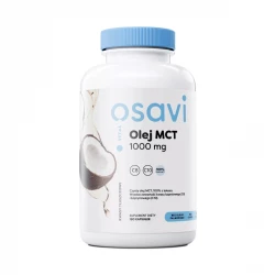 Olej MCT 1000 mg Czysty Olej MCT 100% z Kokosa (180 kaps) Osavi