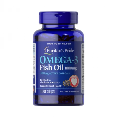 Olej Omega-3 Ester 1000 mg (100 kaps) Puritan\'s Pride