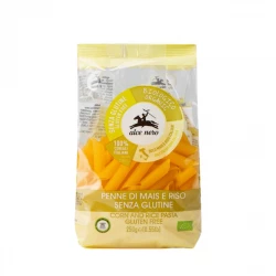 Makaron Ekologiczny Kukurydziano-Ryżowy Penne Bezglutenowy BIO 250 g Alce Nero