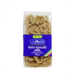 Makaron Ekologiczny Ryżowy Razowy Świderki Bezglutenowy BIO 250 g Rapunzel