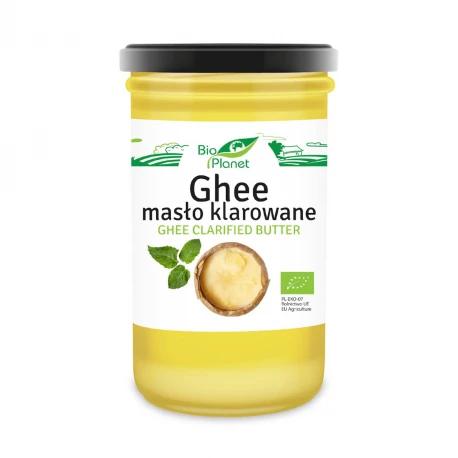 Masło Klarowane GHEE Bezwodny Tłuszcz Mleczny BIO Ekologiczne 425 g Bio Planet