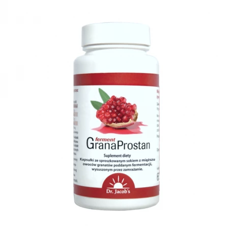 GranaProstan Ferment Polifenole z Granatu VEGE (100 kaps) Dr. Jacob's