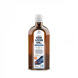 Tran Norweski 1000 mg Omega-3 Nienasycone Kwasy Tłuszczowe DHA i EPA z Aromatem Pomarańczowym 250 ml Osavi