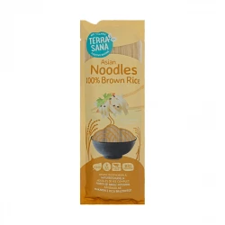Makaron Ryżowy Razowy Typu NOODLES Bezglutenowy BIO 250 g TerraSana