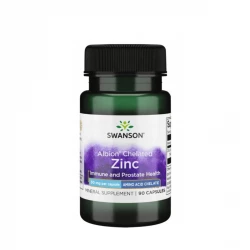 Albion Zinc Cynk Chelat Diglicynian Cynku 30 mg (90 kaps) Swanson