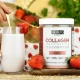Czysty Hydrolizowany Keto Kolagen Wołowy z Olejem MCT w Proszku - Świeża Truskawka 300 g BeKeto
