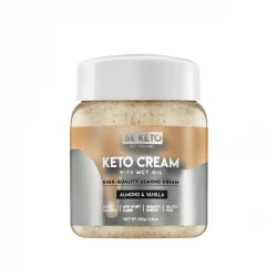 Keto Krem z Olejem MCT Migdał & Wanilia 250 g BeKeto