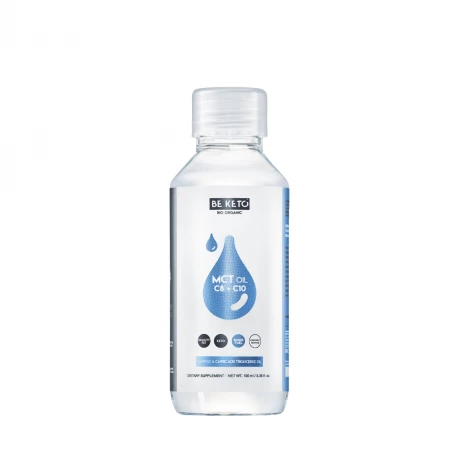 Olej MCT C8+C10 Jakościowe Tłuszcze Średniołańcuchowe 100 ml BeKeto