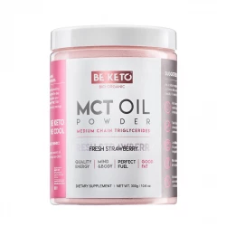 OLEJ MCT w Proszku - Świeża truskawka 300 g BeKeto