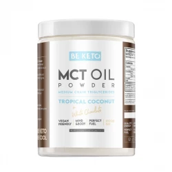 OLEJ MCT w Proszku - Tropikalny Kokos i Biała Czekolada 300 g BeKeto