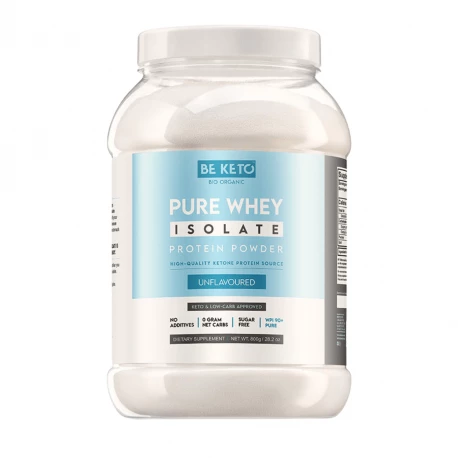 Czysty Izolat Białka Serwatkowego WPI PURE WHEY ISOLATE w Proszku - Bezsmakowy 800 g BeKeto