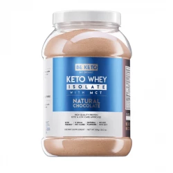 KETO Izolat Białka z Olejem MCT w Proszku - Naturalna Czekolada 800 g BeKeto