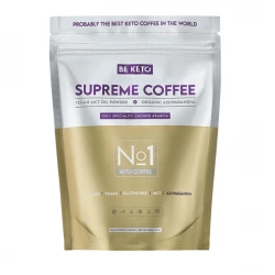 Keto Kawa z Olejem MCT i Organiczną Ashwagandhą SUPREME COFFEE Mielona Arabica 100% 250 g BeKeto